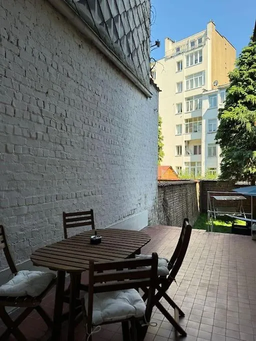 Appartement Avec Jardin Et Jacuzzi - Koekelberg 브뤼셀